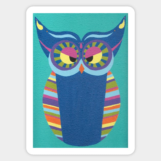 Owl Eyed Sticker by Elokint